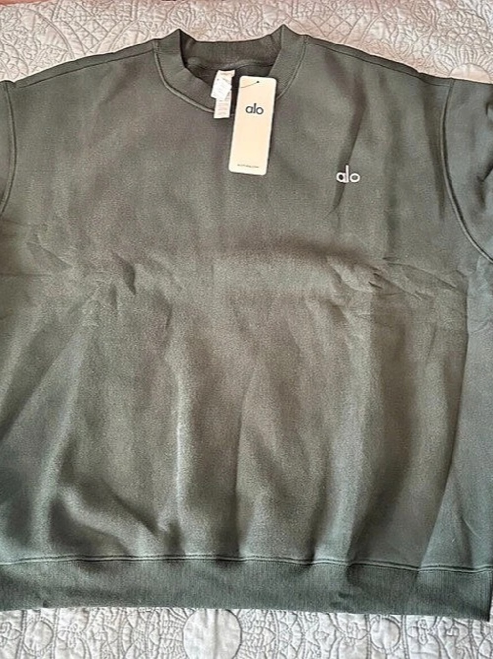 alo Green Crewneck Sweatshirt NWT